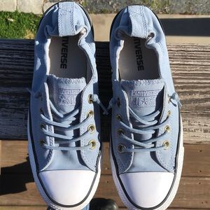 Baby blue Converse